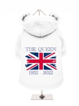 ''Queens Jubilee: The Queen 1952-2022'' Fleece-Lined Dog Hoodie / Sweatshirt