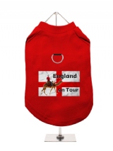 ''World Cup 2022: England On Tour'' Harness-Lined Dog T-Shirt