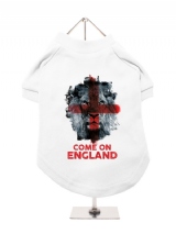 ''World Cup 2022: Come On England'' Dog T-Shirt