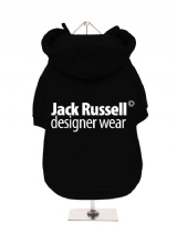 ''Jack Russell Designer Wear'' Fleece-Lined Dog Hoodie / Sweatshirt