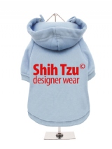 ''Shih Tzu Designer Wear'' Fleece-Lined Dog Hoodie / Sweatshirt