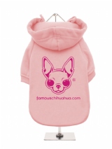 ''Famous Chihuahua ®'' Fleece-Lined Dog Hoodie / Sweatshirt
