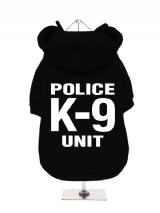''Police K-9 Unit'' Fleece-Lined Dog Hoodie / Sweatshirt