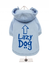 ''Lazy Dog'' Fleece-Lined Dog Hoodie / Sweatshirt