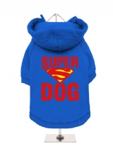 ''Super Dog'' Fleece-Lined Dog Hoodie / Sweatshirt