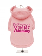 ''Mothers Day: Yummy Mummy'' Fleece-Lined Dog Hoodie / Sweatshirt