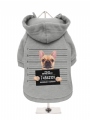 ''Police Mugshot - French Bulldog'' Dog Sweatshirt