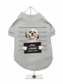 ''Police Mugshot - Shih Tzu'' Dog T-Shirt