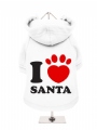 ''Christmas: I Love Santa'' Dog Sweatshirt