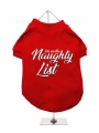 ''Christmas: Im On The Naughty List'' Dog T-Shirt