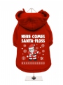 ''Christmas: Here Comes Santa-Floss'' Dog Sweatshirt