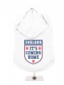 ''England Football: Its Coming Home'' Dog Hoodie