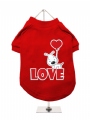 ''Valentines Day: Love Balloon'' Dog T-Shirt