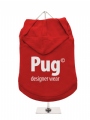 ''Pug Designer Wear'' Dog Hoodie