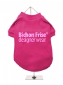 ''Bichon Frise Designer Wear'' Dog T-Shirt