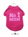 ''Mothers Day: No. 1 Mum'' Dog T-Shirt