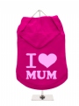 ''Mothers Day: Love Mum'' Dog Hoodie