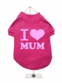 ''Mothers Day: Love Mum'' Dog T-Shirt